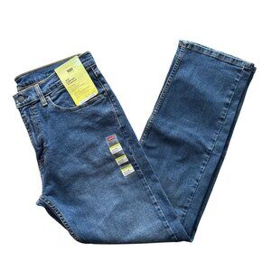 NWT Levis Mens 506 Comfort Straight Jeans High Stretch Flex Denim W34 L32